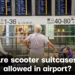 Are scooter suitcases allowed in airports?